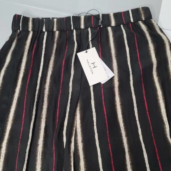 H Halston P/O Pant With Tulip Hem Small NWT - Picture 2 of 8